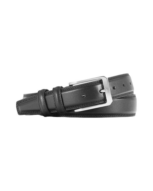 کمربند چرم مردانه دو دوخت نوین چرم Novin Charm مدل آنالین Ss- BT0550