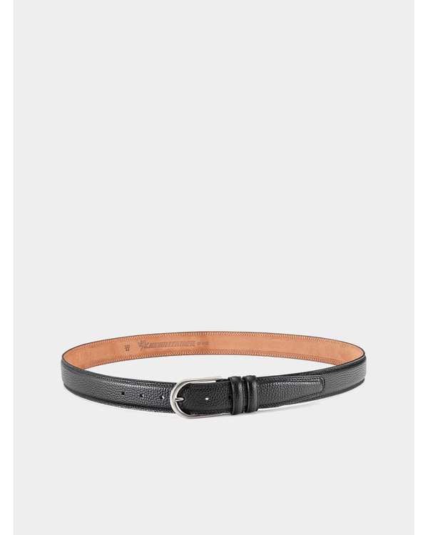 کمربند و ساسپندر مردانه کمربند چرم مردانه دو دوخت نوین چرم Novin Charm مدل فلوتر Fm- BT0642 برند Novin Leather - تصویر 2