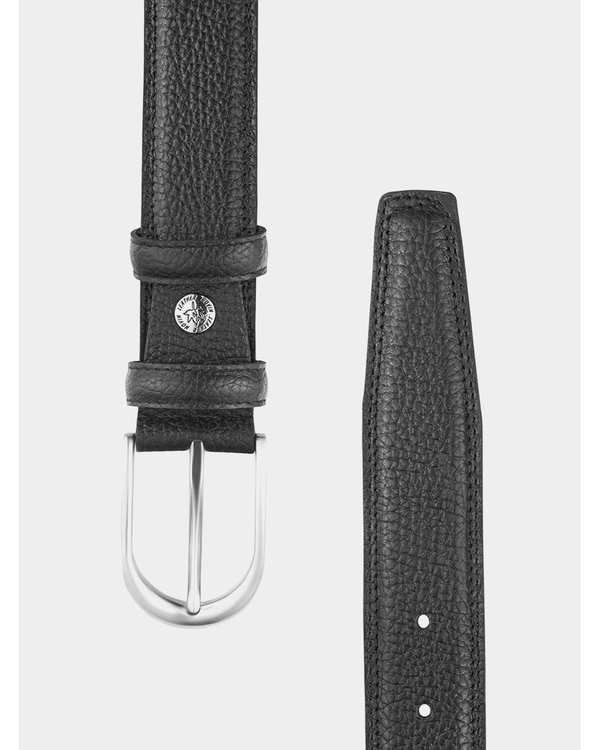 کمربند و ساسپندر مردانه کمربند چرم مردانه دو دوخت نوین چرم Novin Charm مدل فلوتر Fm- BT0642 برند Novin Leather - تصویر 3