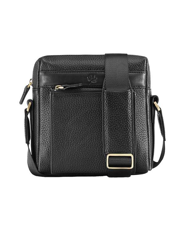 کیف چرم کراس بادی مشکی نوین چرم Novin Leather مدل راونا Fm- MSB3938
