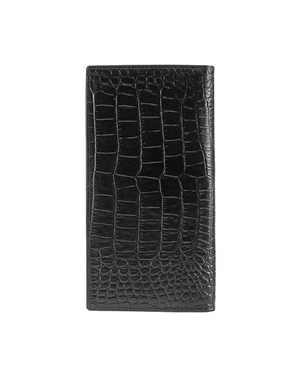 کیف پول چرم مشکی نوین چرم Novin Leather مدل ورنیش Fm- WT2090