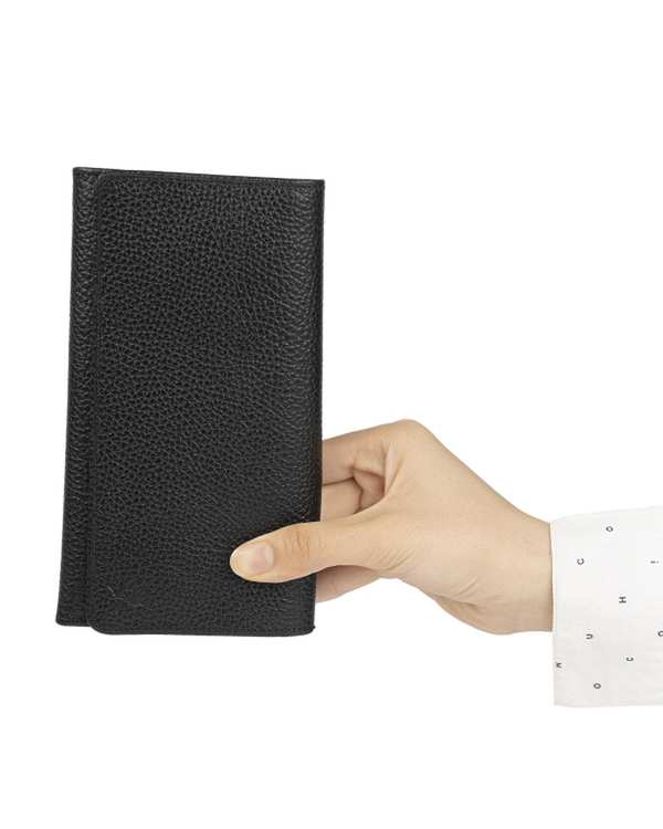 ست کیف پول و جاکارتی زنانه چرم مشکی نوین چرم Novin Leather مدل آلیس GB3621 - تصویر 6