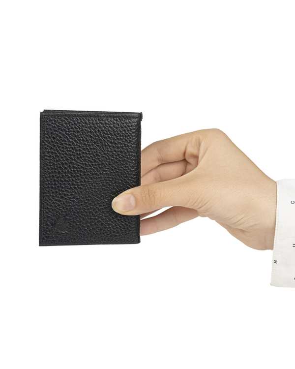 ست کیف پول و جاکارتی زنانه چرم مشکی نوین چرم Novin Leather مدل آلیس GB3621 - تصویر 7