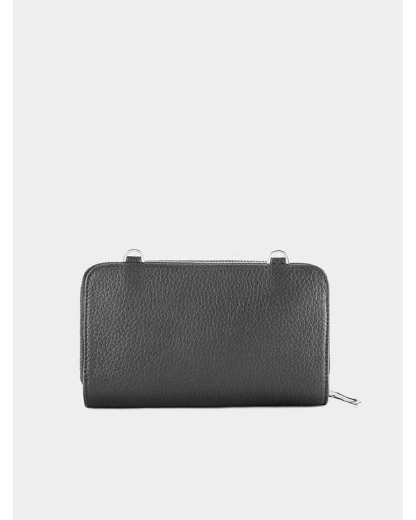 کیف چرم دوشی زنانه مشکی نوین چرم Novin Leather مدل لیانا LHB5026 - تصویر 2
