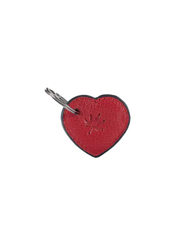 جاکلیدی چرم قرمز مشکی نوین چرم Novin Charm مدل ولن SKR0193