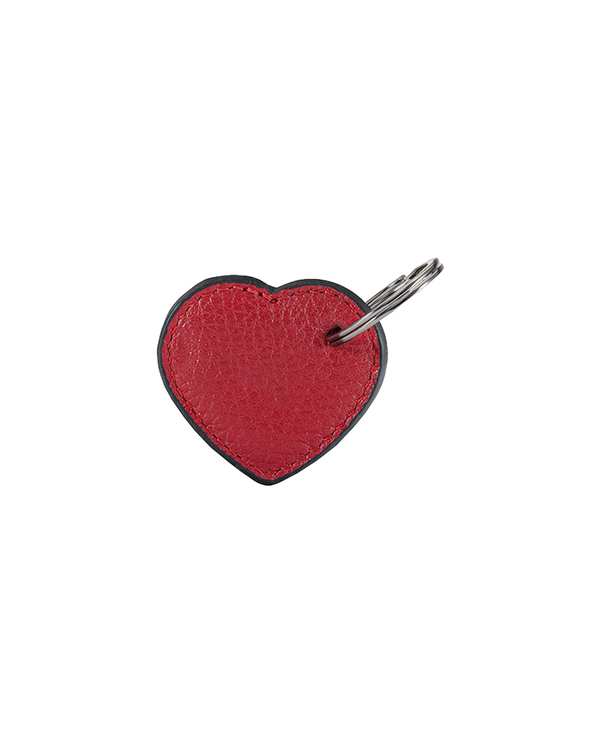 جاکلیدی چرم قرمز مشکی نوین چرم Novin Charm مدل ولن SKR0193 - تصویر 2
