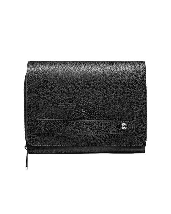 کیف پاسپورتی چرم مردانه مشکی نوین چرم Novin Leather مدل 935 WB3710