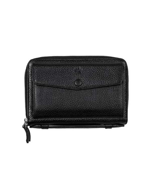 کیف پاسپورتی چرم مشکی نوین چرم Novin Leather مدل 3724 WB3724