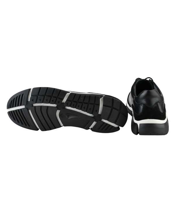 کفش چرم مردانه کژوال مشکی پاما Pama مدل AE632 - تصویر 4