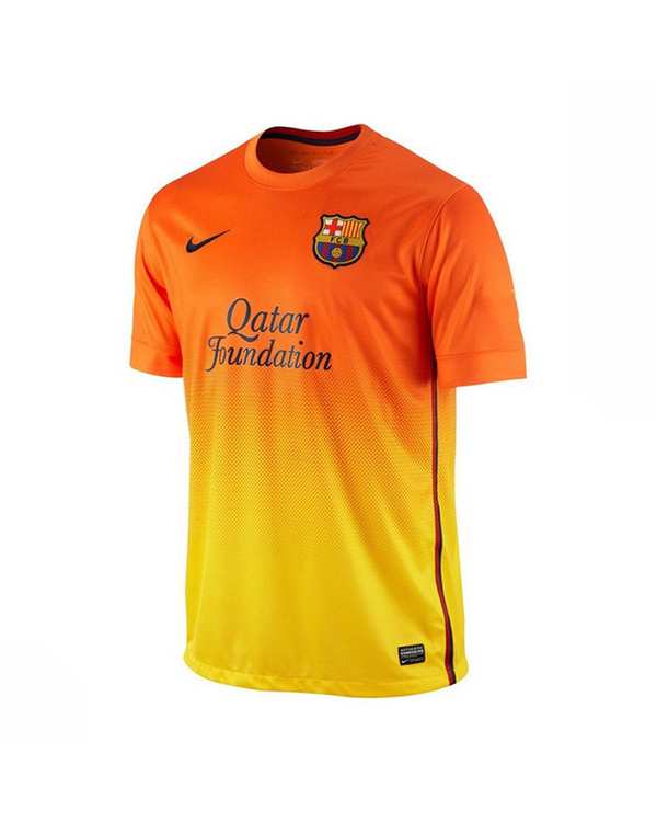تی شرت ورزشی مردانه نارنجی پانیل Panil مدل بارسلونا کد Away 2013