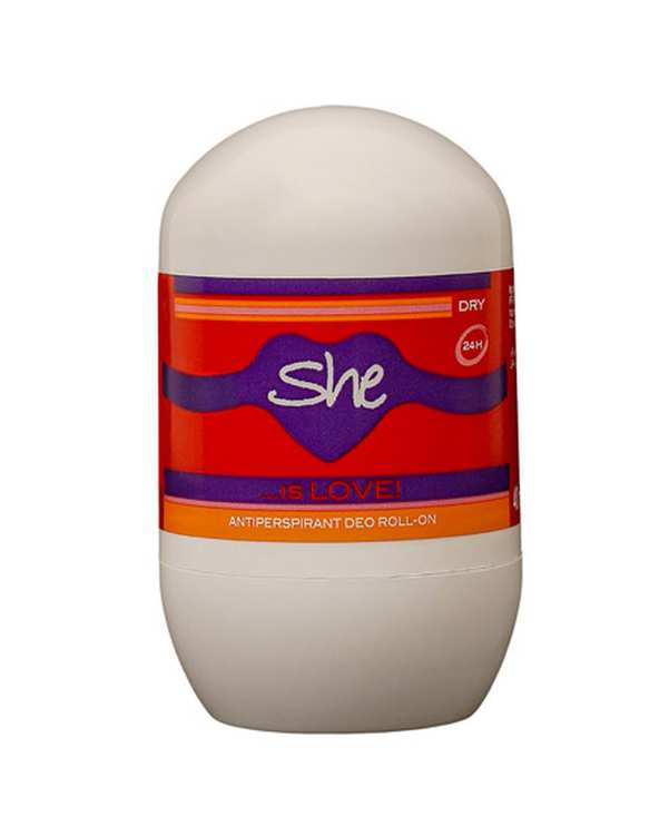 مام رول دئودورانت زنانه شی She مدل Is Love حجم 40ml