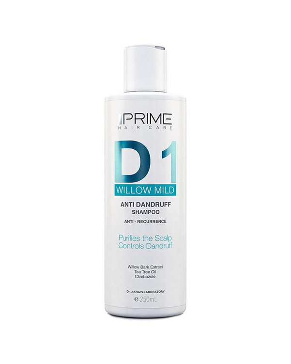 شامپو ضد شوره ملایم مو پرایم Prime مدل D1 حجم 250ml