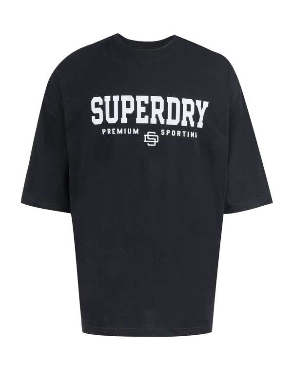 تی شرت مردانه اورسایز مشکی سوپردرای Superdry کد M10S52105N
