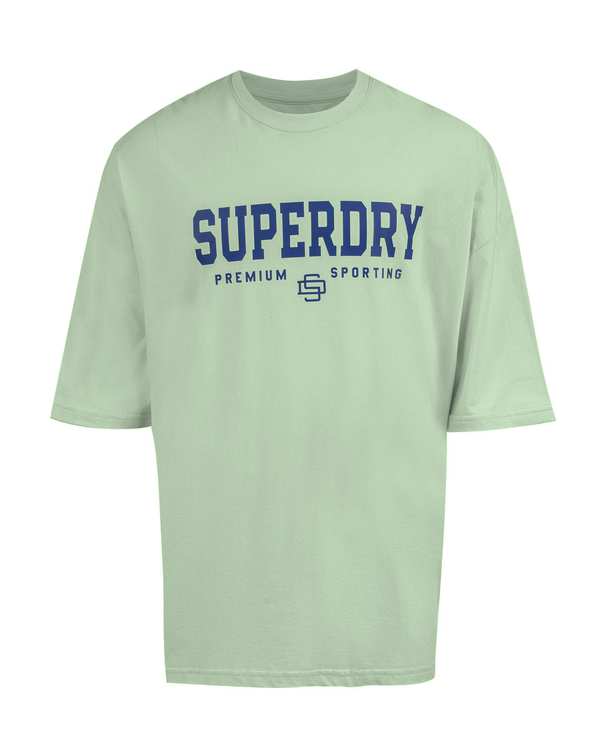 تی شرت مردانه اورسایز سبز سدری سوپردرای Superdry کد M10S52105N