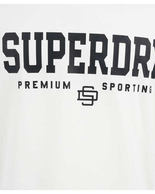 تی شرت مردانه اورسایز شیری سوپردرای Superdry کد M10S52105N - تصویر 3