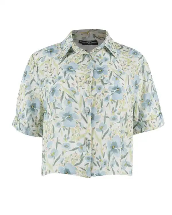 شومیز زنانه آستین کوتاه سفید سوپردرای Superdry کد W13S55402C