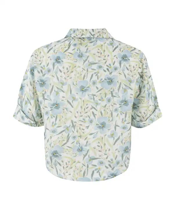 شومیز زنانه آستین کوتاه سفید سوپردرای Superdry کد W13S55402C