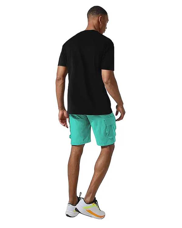 شلوارک ورزشی مردانه آیرو سبز دریایی نوزده نود و یک 1991 مدل SH1950 Turquoise - تصویر 4
