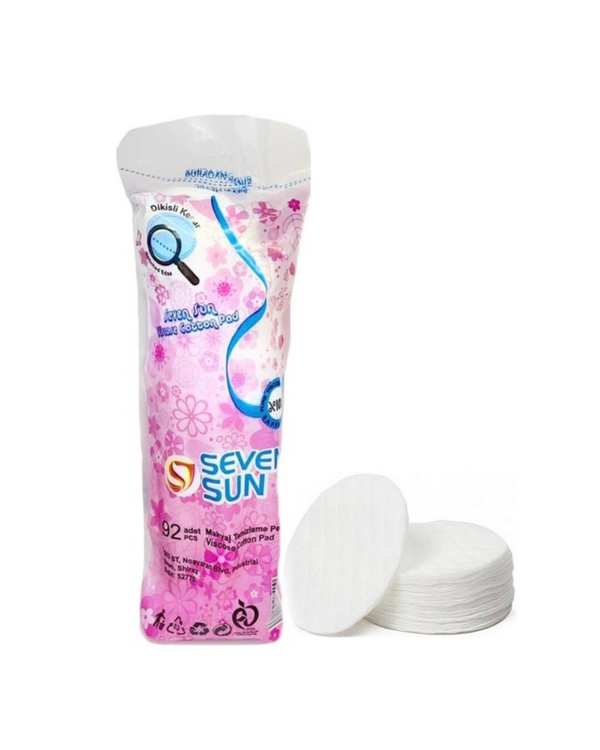 پد آرایش پاک کن سکه ای سون سان Seven Sun بسته 92 عددی