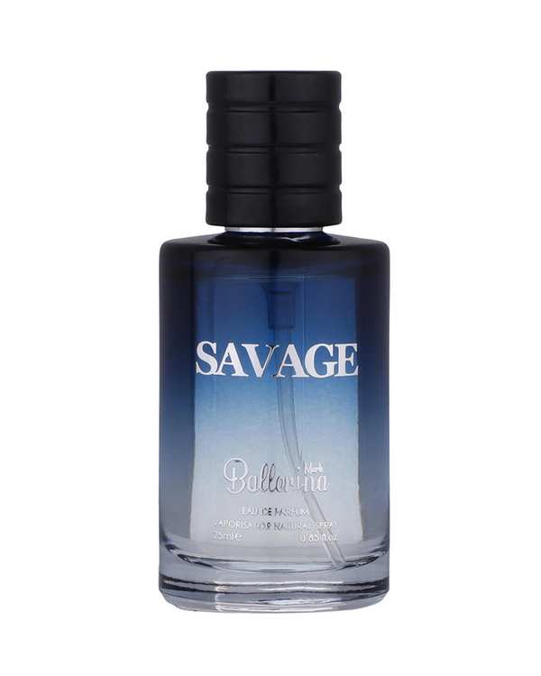 عطر جیبی مردانه بالرینا Ballerina مدل SAVAGE حجم 25ml