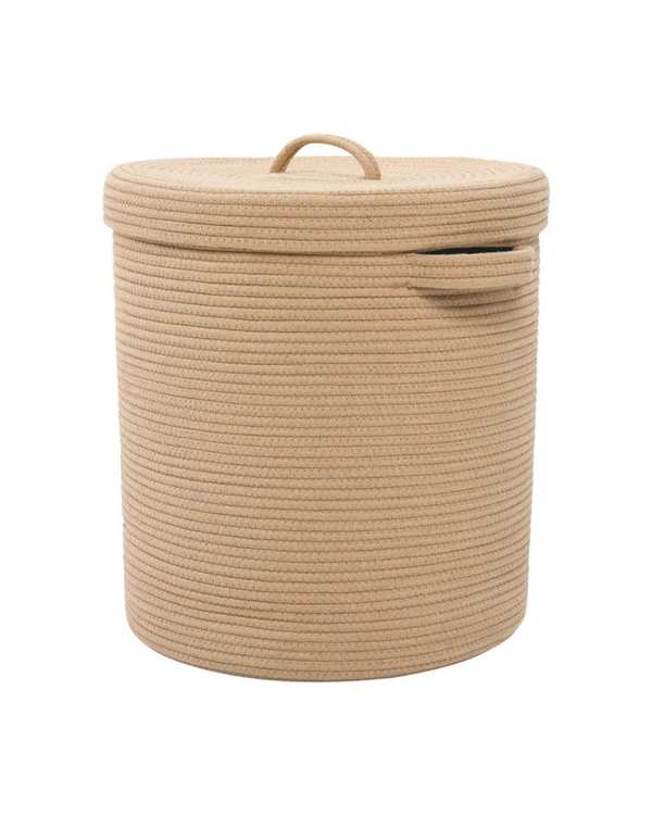 سبد رخت چرک کرم تیره مدل C5