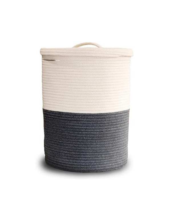 سبد رخت چرک نوک مدادی سفید مدل C2