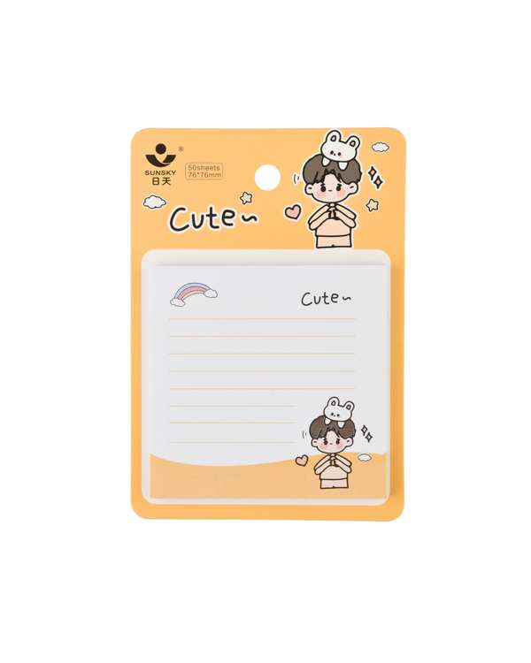 کاغذ یادداشت استیک نوت 50 برگ طرح CUTE
