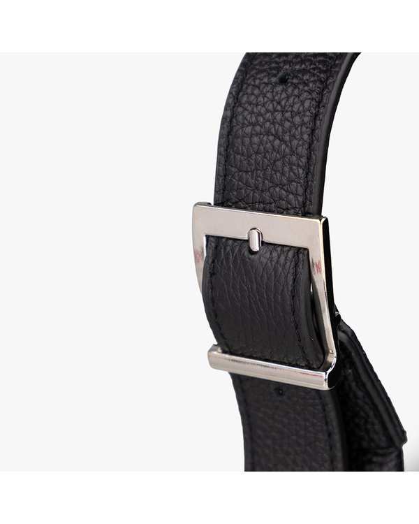 کیف چرم دوشی زنانه مشکی برتونیکس Berttonix کد 1033 - تصویر 4