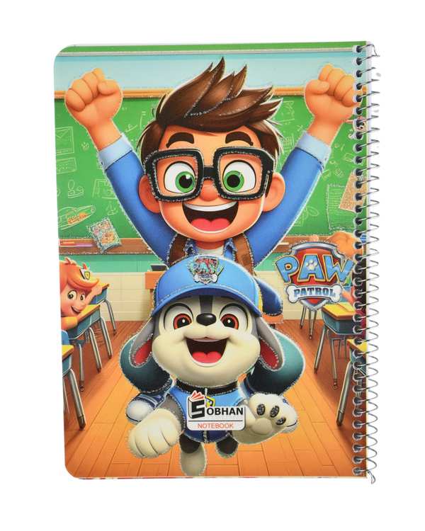 دفتر مشق 50 برگ سیمی طرح سگ های نگهبان PAW PATROL