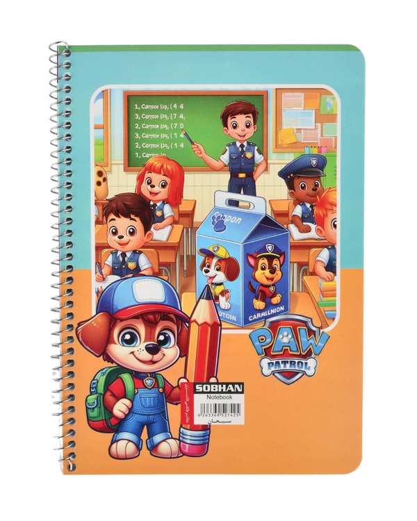دفتر مشق 50 برگ سیمی طرح سگ های نگهبان PAW PATROL - تصویر 2