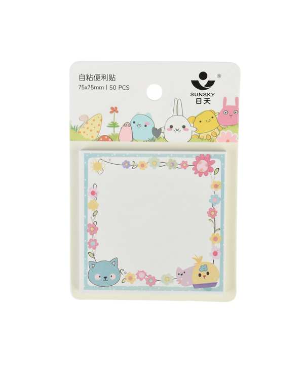 کاغذ یادداشت چسب دار استیک نوت 50 برگ طرح حیوانات
