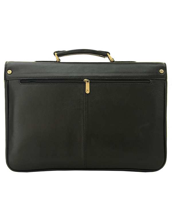 کیف چرم اداری مردانه مشکی چرم بارز Charm Barez مدل DL60 - تصویر 2