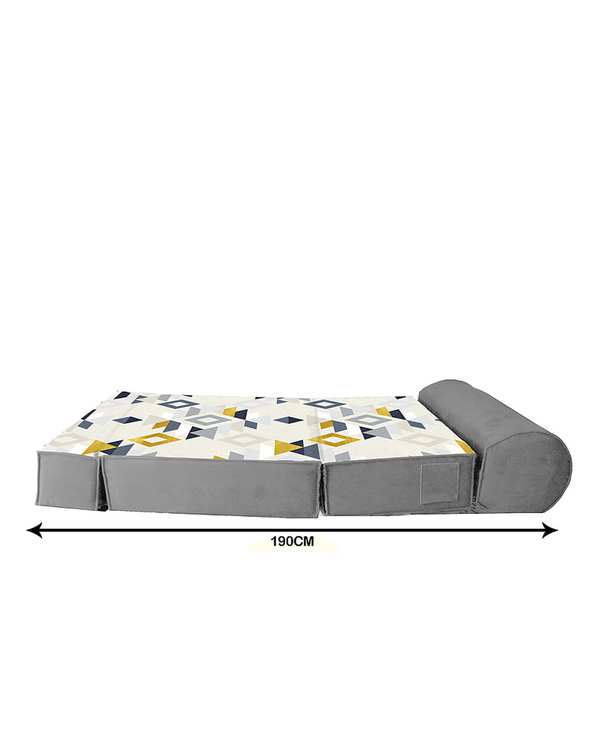 کاناپه تخت شو یک نفره نوپه هوم Nopehome مدل مدرن لوزی کد M1059 - تصویر 4