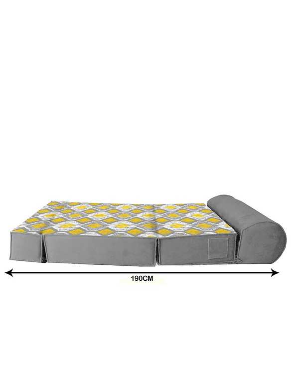 کاناپه تخت شو یک نفره نوپه هوم Nopehome مدل لوزی کد M1063 - تصویر 4