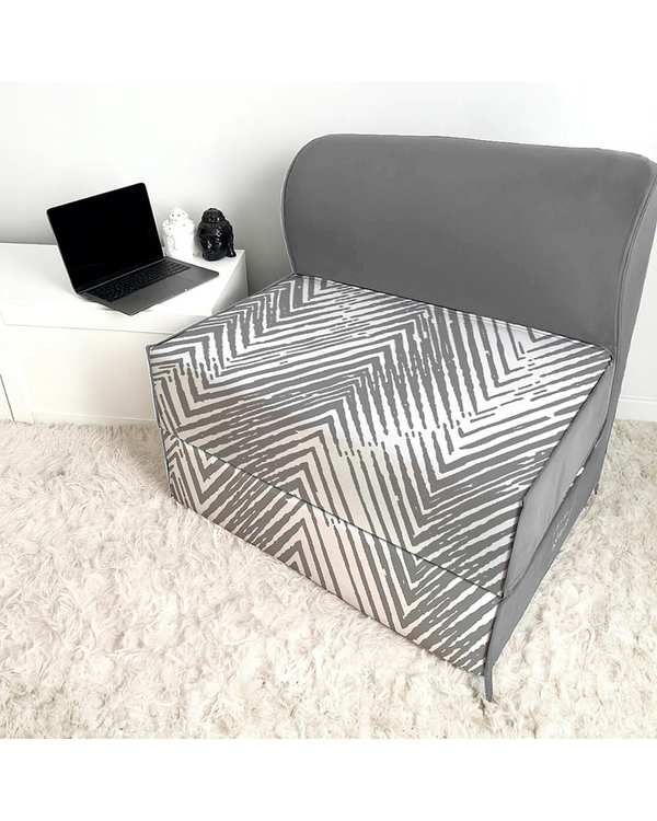 کاناپه تخت شو یک نفره نوپه هوم Nopehome مدل مینیمال زیگزاگ کد M1065