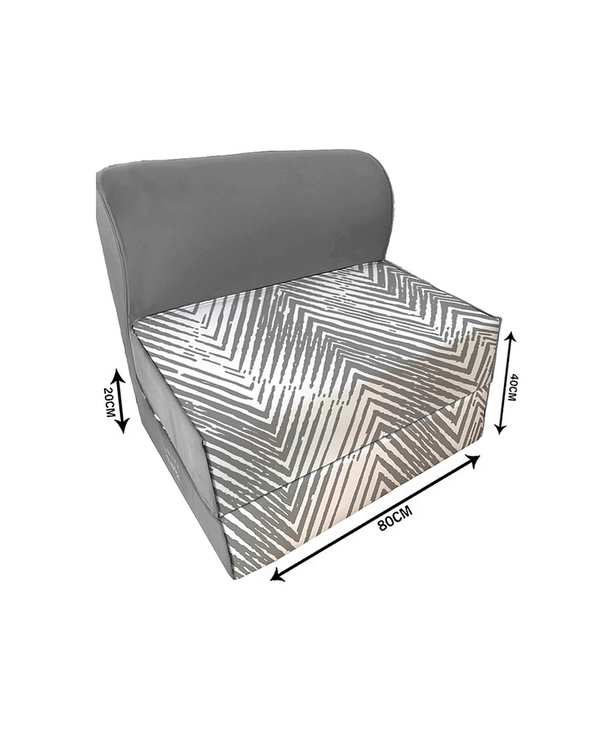 کاناپه تخت شو یک نفره نوپه هوم Nopehome مدل مینیمال زیگزاگ کد M1065 - تصویر 2