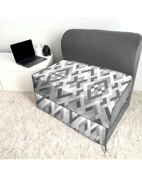 کاناپه تخت شو یک نفره نوپه هوم Nopehome مدل هندسی مینیمال کد M1076