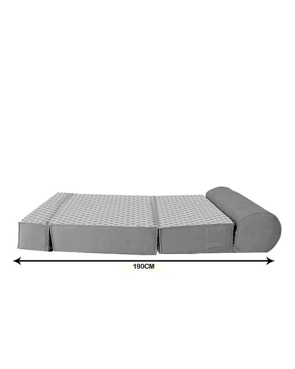 کاناپه تخت شو یک نفره نوپه هوم Nopehome مدل پترن ساده مینیمال کد M1077 - تصویر 4