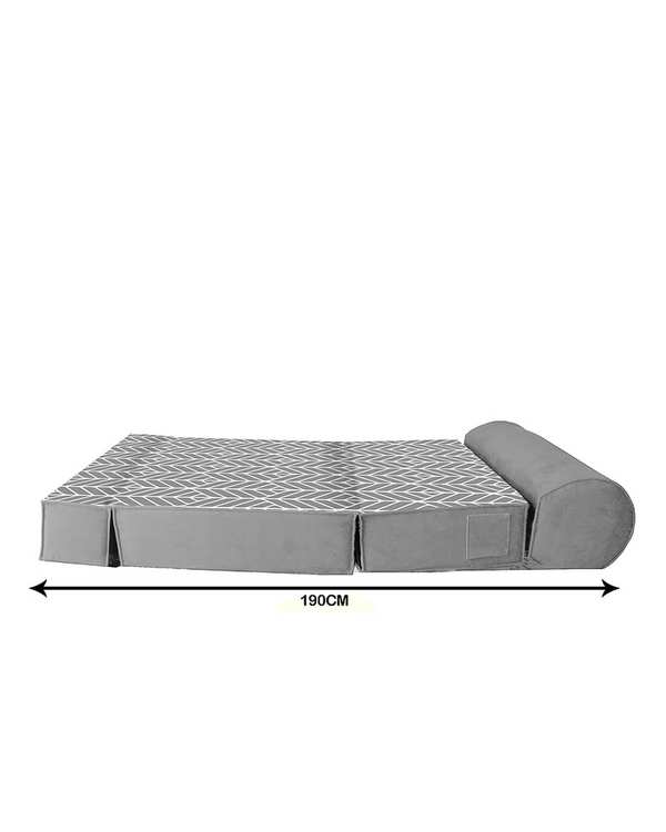 کاناپه تخت شو یک نفره نوپه هوم Nopehome مدل پترن مینیمال مدرن کد M1081 - تصویر 4