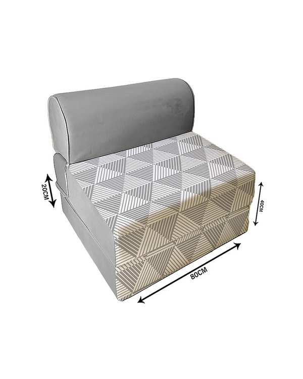 کاناپه تخت شو یک نفره نوپه هوم Nopehome مدل مینیمال مثلث کد M1101 - تصویر 3
