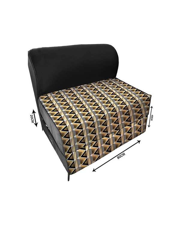 کاناپه تخت شو یک نفره نوپه هوم Nopehome مدل مدرن زیگزاگ کد M1104 - تصویر 3
