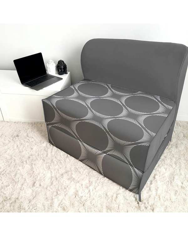 کاناپه تخت شو یک نفره نوپه هوم Nopehome مدل مینیمال دایره کد M1105