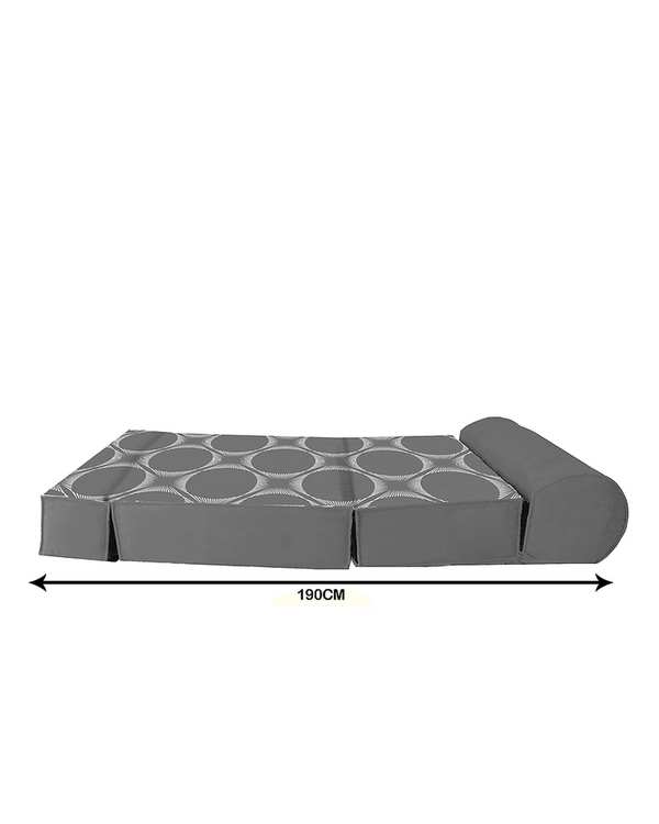 کاناپه تخت شو یک نفره نوپه هوم Nopehome مدل مینیمال دایره کد M1105 - تصویر 2