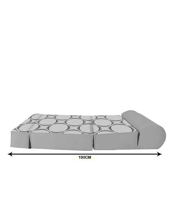 کاناپه تخت شو یک نفره مدل مینیمال دایره نوپه هوم Nopehome کد M1106 - تصویر 4