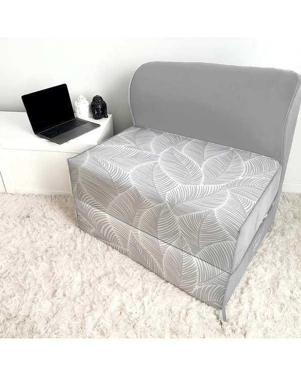 کاناپه تخت شو یک نفره نوپه هوم Nopehome مدل مدرن برگ مینیمال کد M1112