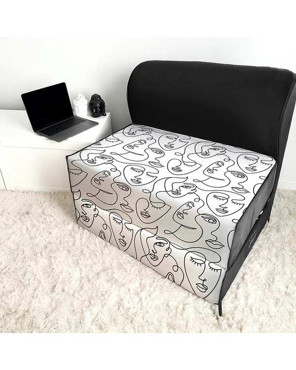 کاناپه تخت شو یک نفره نوپه هوم Nopehome مدل مینیمال پرتره کد M1118