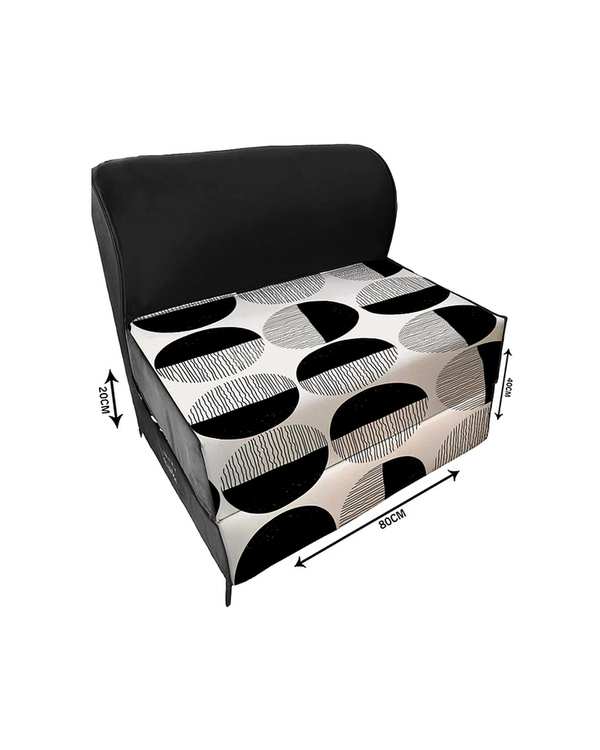 کاناپه تخت شو یک نفره نوپه هوم Nopehome مدل دایره مینیمال کد M1119 - تصویر 2
