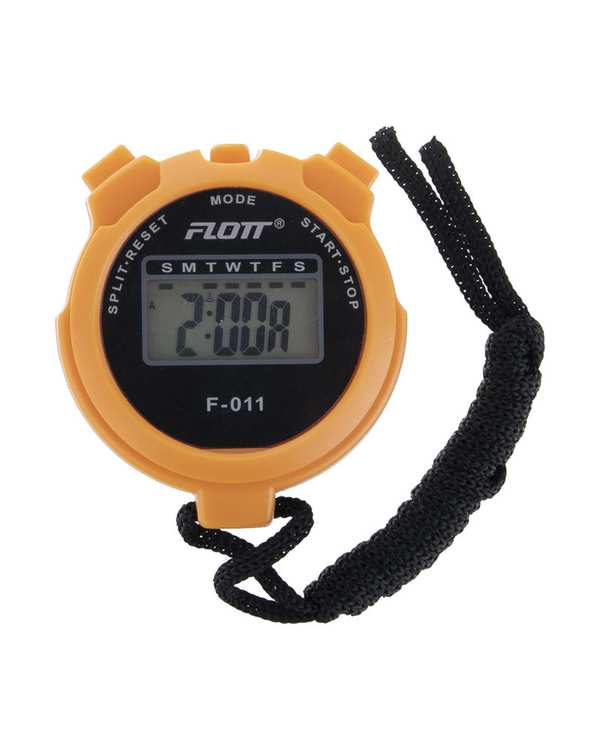 کرنومتر نارنجی روشن فلات مدل smtwtfs F-011