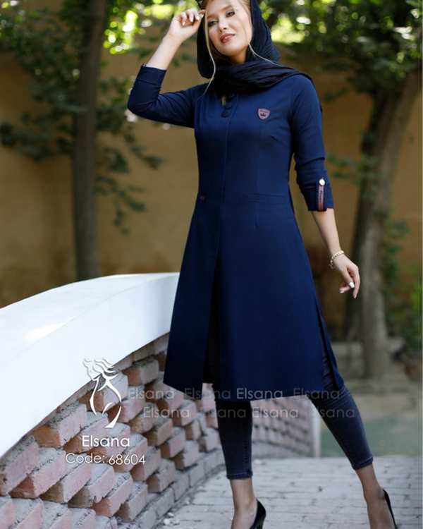 مانتو زنانه مدل فلورانس السانا Elsana کد 686 - تصویر 3