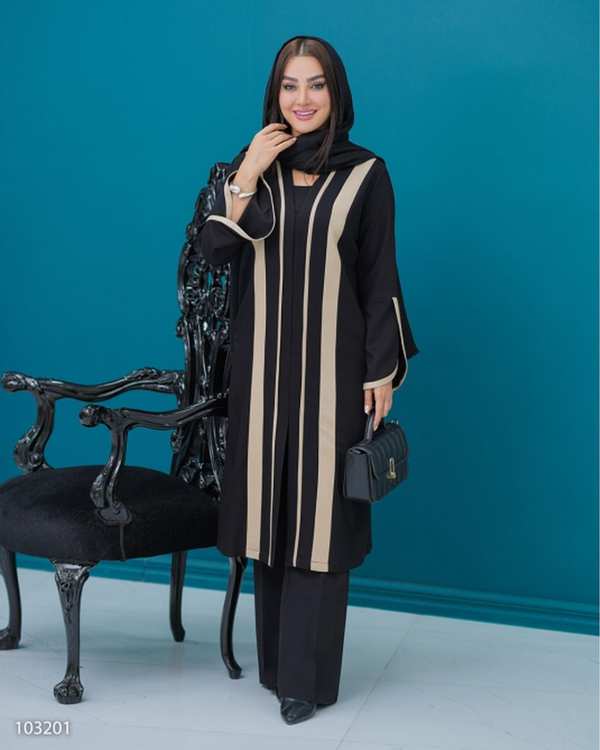 مانتو بلند زنانه مدل شایسته السانا Elsana کد 1032